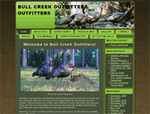 Tablet Screenshot of guidedturkeyhunting.com